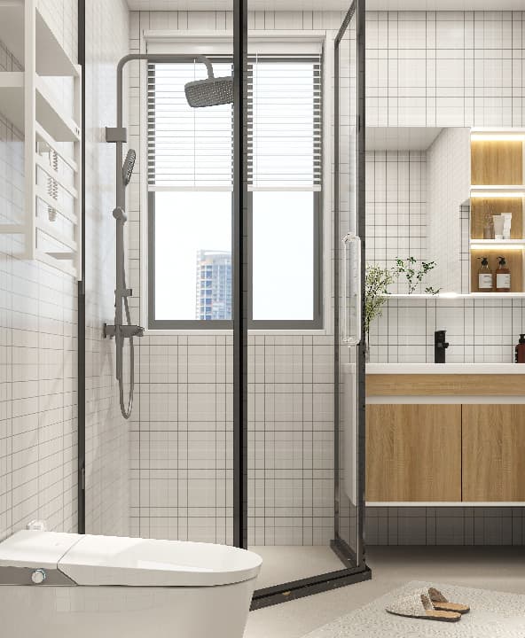 LED Light Anti-Fog Wall Bathroom Vanity Mirrorl